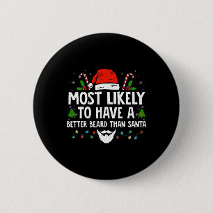 Fun Xmas Most Likely To Have A Better Beard Than S Button