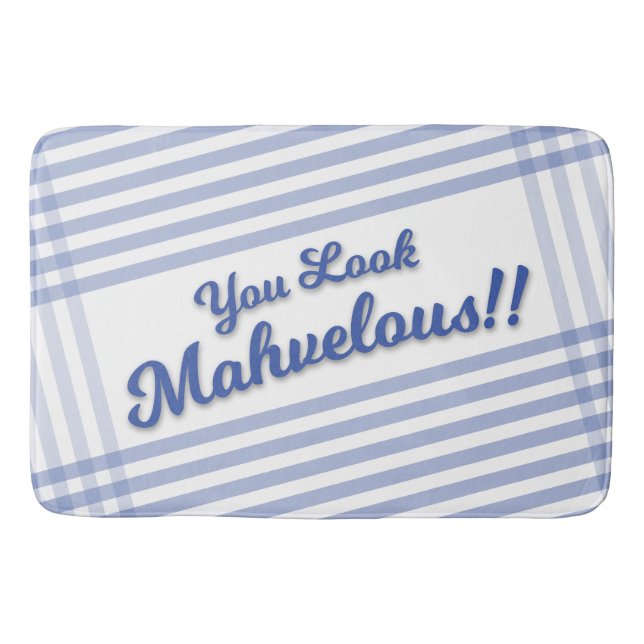 Fun You Look Mahvelous (Marvelous) Bath Mat (Front)