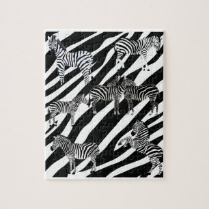 Fun Zebra Jigsaw Puzzle