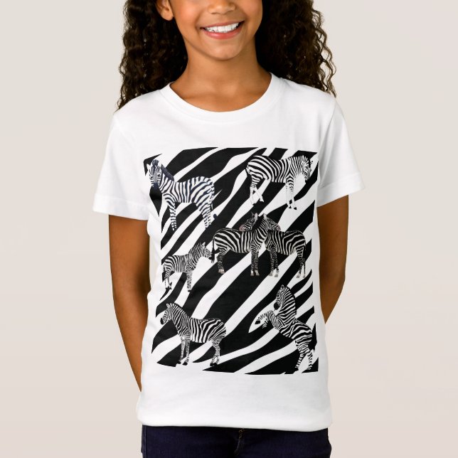Fun Zebra Lover T-Shirt (Front)
