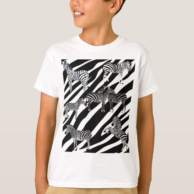 Fun Zebra Lover  T-Shirt (Front)