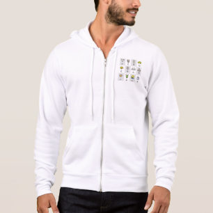 Fun Zodiac Astrological Characters Hoodie
