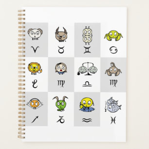 Fun Zodiac Astrological Characters Planner