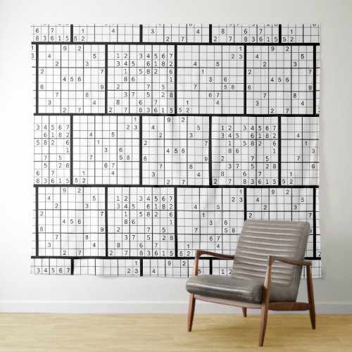 Fun ZOOM Virtual Meeting SUDOKU Background Tapestry