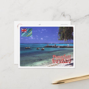 Funafuti - Tuvalu - Sea View - Postcard