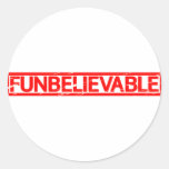 Funbelievable Stamp Classic Round Sticker