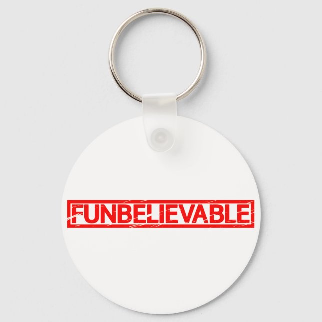 Funbelievable Stamp Keychain (Front)