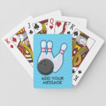 Funbowling Ball And Pin Playing Cards at Zazzle