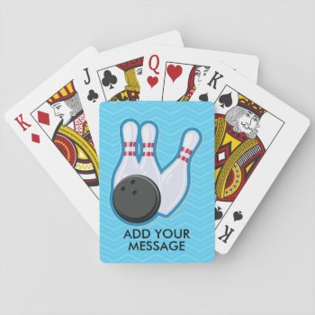 Funbowling Ball And Pin Playing Cards by Popcornparty at Zazzle