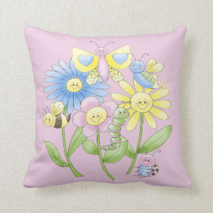 FunBugs Throw Pillow