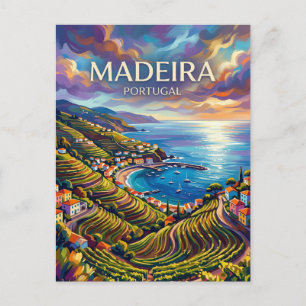 Funchal Bay Portugal Postcard