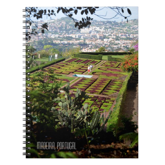 Funchal Botanical Gardens Madeira Portugal Notebook (Front)