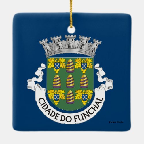 Funchal Madeira Christmas Ornament