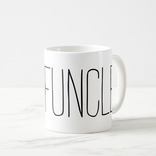 Funcle Coffee Mug (Front Right)