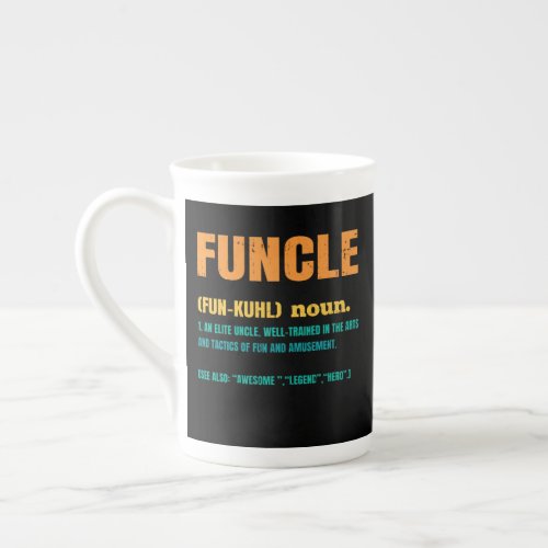 Funcle Funny Uncle Definition Bone China Mug