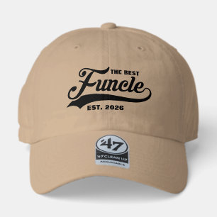 Funcle New Uncle Caligraphy Est Year Established 47 Brand Hat