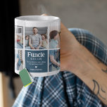 Funcle Photo Collage Definition Cute Modern Uncle Coffee Mug<br><div class="desc">Create your own photo collage coffee mug for a fun uncle- FUNCLE! Simply upload 9 of your favorite pictures and customize text.</div>