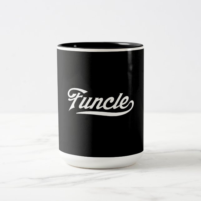 Funcle Two-Tone Coffee Mug (Center)