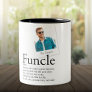 Funcle Uncle Definition Photo Two-Tone Coffee Mug