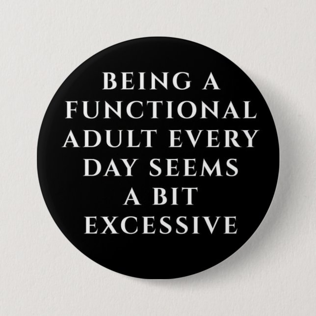 functional adult button (Front)