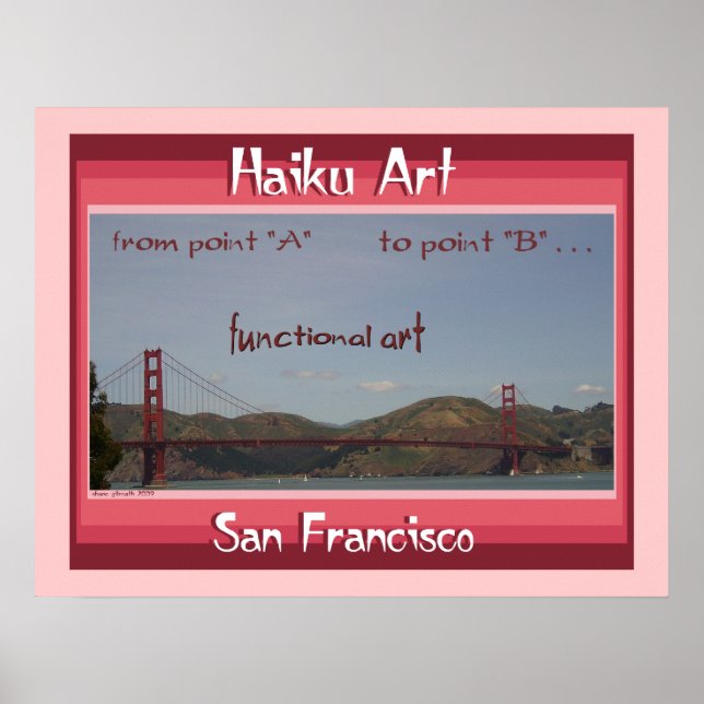 Functional Art Haiku Art Print (Front)