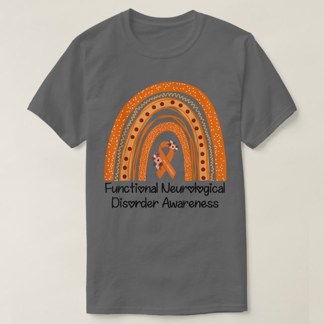 Functional Neurological Disorder Awareness FND Ora T-Shirt (Design Front)