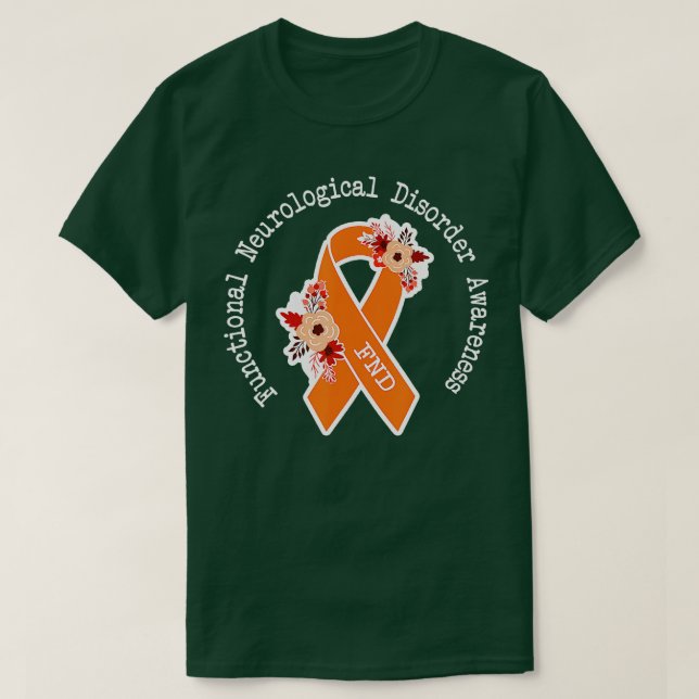 Functional Neurological Disorder Awareness FND Ora T-Shirt (Design Front)