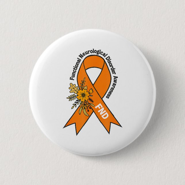 Functional Neurological Disorder Awareness Fnd War Button (Front)