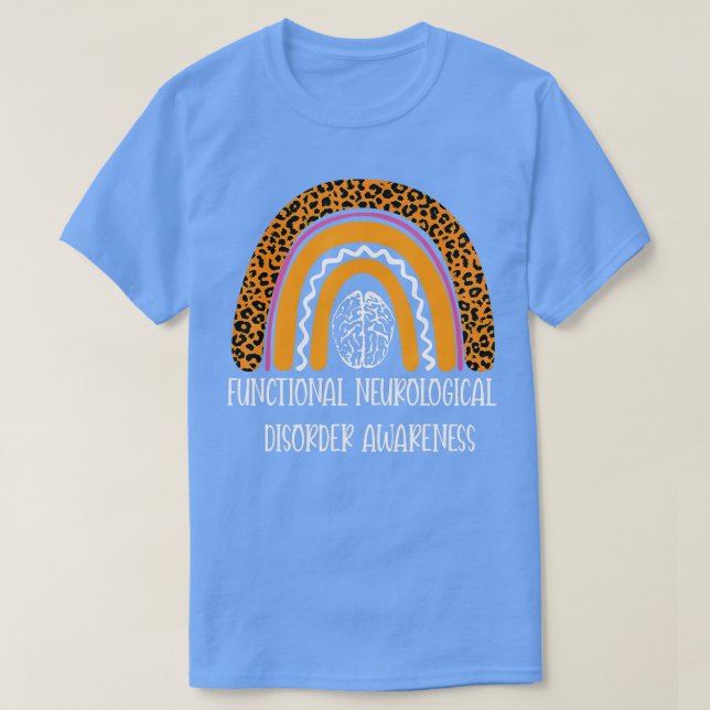 Functional Neurological Disorder FND Leopard Orang T-Shirt (Design Front)