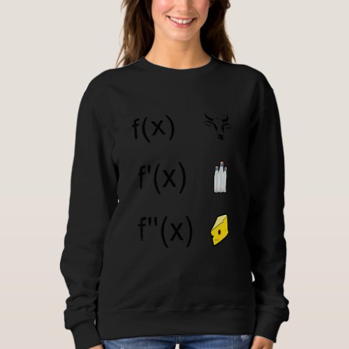 Functions Math Teacher Teaching School Education C Sweatshirt