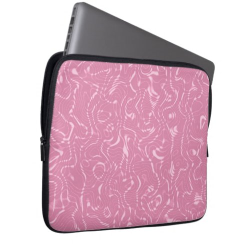 Funda de laptop abstracto rosa laptop sleeve