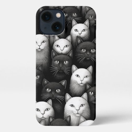 Funda para mvil gatitos iPhone 13 case