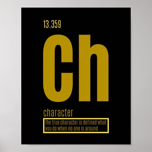 Fundamental Elements of Success  Character Poster