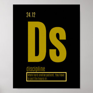 Fundamental Elements of Success Discipline Poster