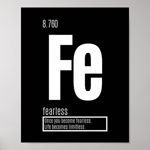 Fundamental Elements of Success _ Fearless Poster