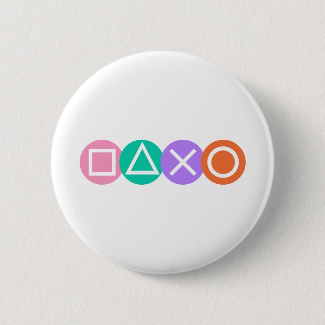 Fundamental Game Symbols Button (Front)