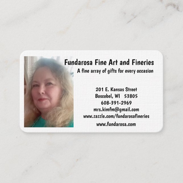 Fundarosa Business Cards (Front)