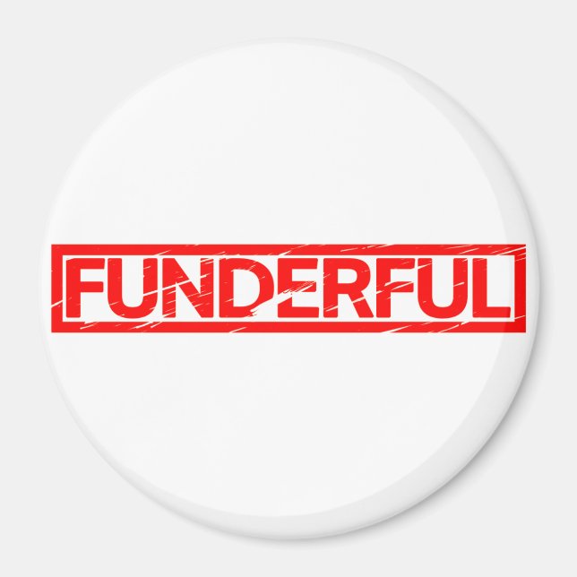 Funderful Stamp Magnet (Front)