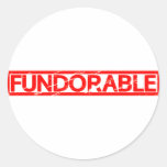 Fundorable Stamp Classic Round Sticker