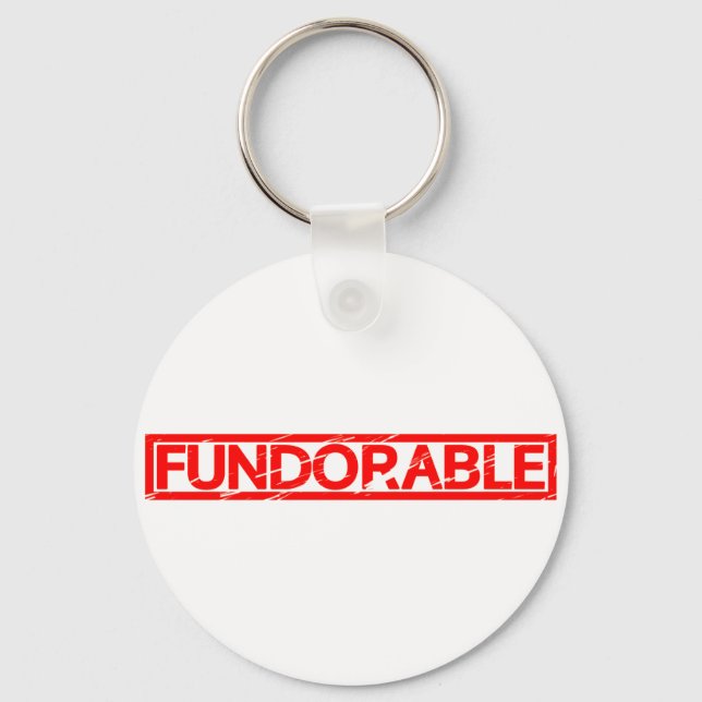 Fundorable Stamp Keychain (Front)