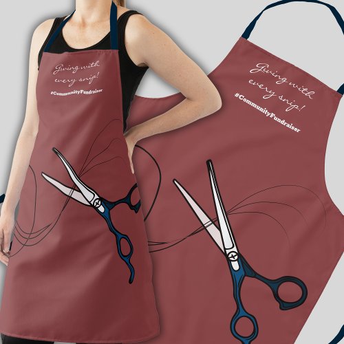Fundraiser Giving with Every Snip Hair Salon Apron