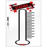 Fundraising Goal Thermometer Blank Goal Dry-erase Board at Zazzle
