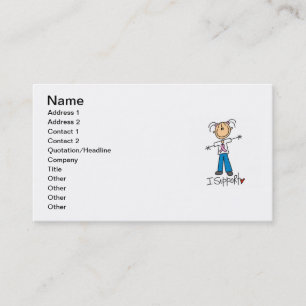 Fundraising I Support Business Card
