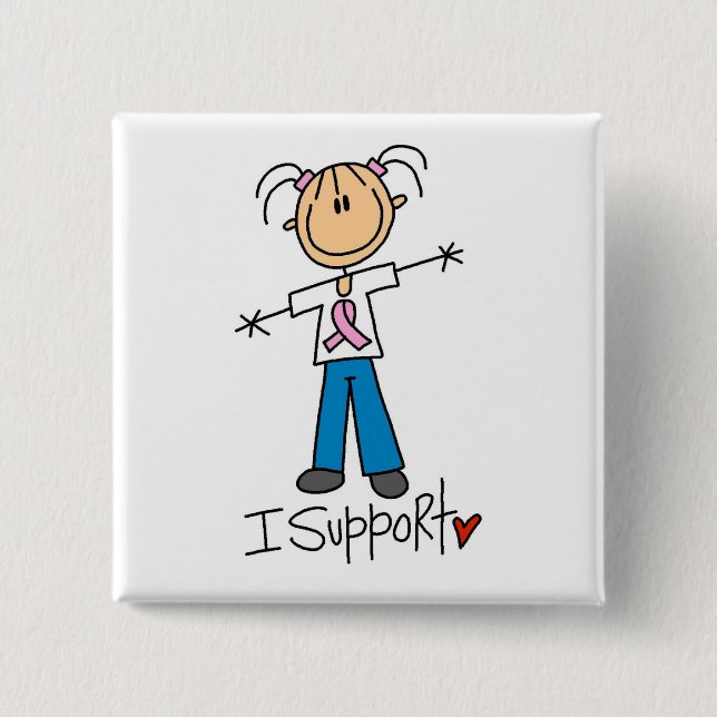 Fundraising I Support Button (Front)