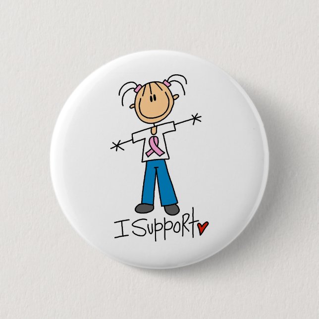 Fundraising I Support Button (Front)