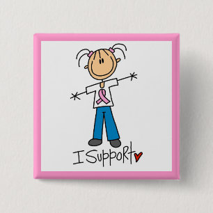 Fundraising I Support Pinback Button