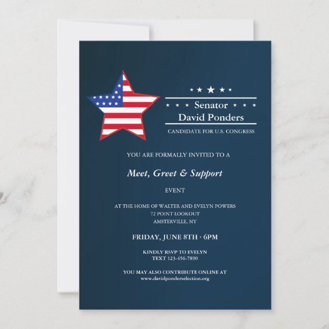 Fundraising Invitations (Front)