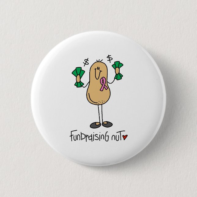 Fundraising Nut Button (Front)