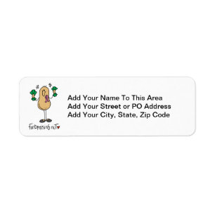 Fundraising Nut T-shirts and Gifts Label