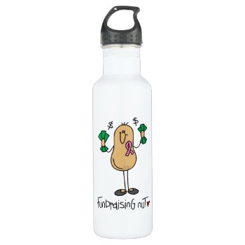 Fundraising Nut T-shirts And Stainless Steel Water Bottle by stick_figures at Zazzle